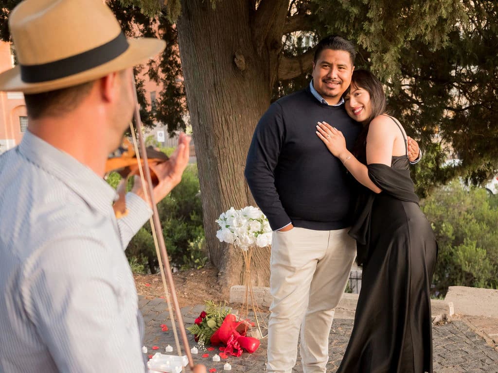 Secret Proposal photoshoot in Italy