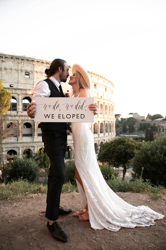 Elopement photoshoot in Italy