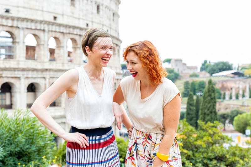 Friends photoshoot in Italy