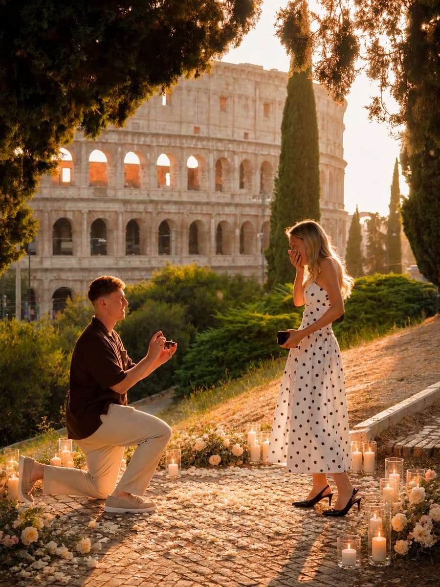 Roman Proposal Reel in Rome